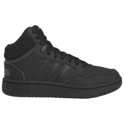 Adidas Hoops Παιδικά Sneakers High Μαύρα