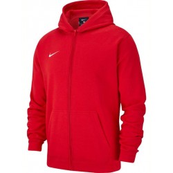 Nike Αθλητική Παιδική Ζακέτα Φούτερ Βαμβακερή με Κουκούλα Κόκκινη Park 20