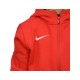 Nike Αθλητική Παιδική Ζακέτα Φούτερ Βαμβακερή με Κουκούλα Κόκκινη Park 20