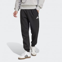 Adidas Feelcozy Παντελόνι Φόρμας με Λάστιχο Μαύρο
