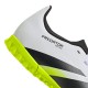 Adidas Παιδικά Ποδοσφαιρικά Παπούτσια Predator Club με Σχάρα Λευκά