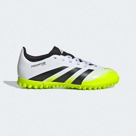 Adidas Παιδικά Ποδοσφαιρικά Παπούτσια Predator Club με Σχάρα Λευκά
