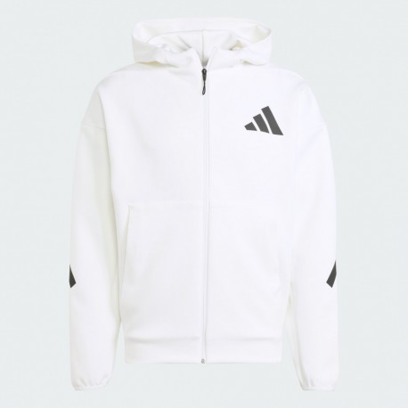 Adidas Z.N.E. Ζακέτα με Κουκούλα White