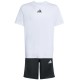 Adidas Παιδικό Σετ με Σορτς Καλοκαιρινό 2τμχ Λευκό