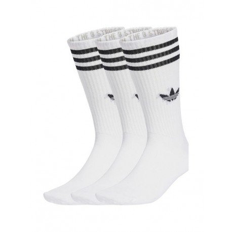 Adidas Originals Αθλητικές Κάλτσες Λευκές 3 Ζεύγη