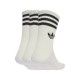 Adidas 3-stripes Αθλητικές Κάλτσες Λευκές 3 Ζεύγη