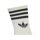 Adidas 3-stripes Αθλητικές Κάλτσες Λευκές 3 Ζεύγη