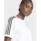 Adidas Originals Γυναικείο Αθλητικό T-shirt Ριγέ Λευκό
