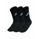 Nike Everyday Essential Αθλητικές Κάλτσες Μαύρες 3 Ζεύγη