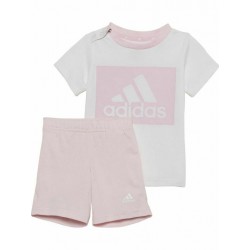 Adidas Παιδικό Σετ με Σορτς Καλοκαιρινό 2τμχ Ροζ