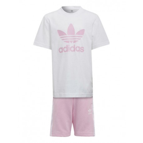 Adidas Παιδικό Σετ με Σορτς Καλοκαιρινό 2τμχ Λευκό ORIGINALS