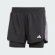 Adidas Pacer 3-Stripes Woven Γυναικείο Αθλητικό Σορτς Black