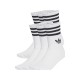 Adidas 3-stripes Αθλητικές Κάλτσες Λευκές 6 Ζεύγη