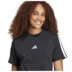 Adidas Essentials 3-stripes Γυναικείο Αθλητικό T-shirt Μαύρο