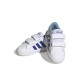 Adidas GRAND COURT 2.0 Παιδικά Sneakers με Σκρατς Cloud White / Lucid Blue / Preloved Blue