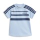 Adidas Παιδικό Σετ με Σορτς Καλοκαιρινό 2τμχ Sky Blue