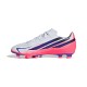 Adidas F50 Hyperfast Club FG  Ποδοσφαιρικά Παπούτσια με Τάπες Λευκά