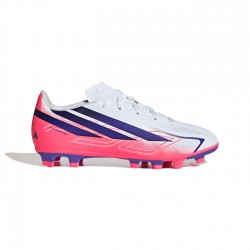 Adidas F50 Hyperfast Club FG  Ποδοσφαιρικά Παπούτσια με Τάπες Λευκά