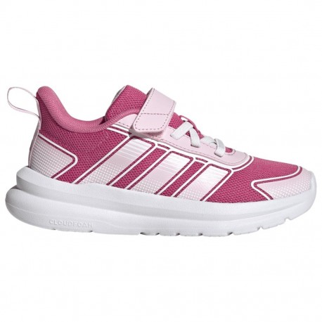 Adidas Tensaur Run Αθλητικά Παιδικά Παπούτσια Running με Σκρατς Ροζ