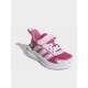 Adidas Tensaur Run Αθλητικά Παιδικά Παπούτσια Running με Σκρατς Ροζ