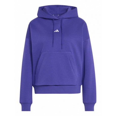 Adidas Γυναικείο Φούτερ με Κουκούλα Μωβ