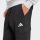 Adidas Essentials Cargo Παντελόνι Φόρμας με Λάστιχο Black