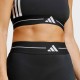 Adidas Hyperglam 3-stripes Training Γυναικείο Μακρύ Κολάν Ψηλόμεσο Μαύρο