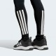 Adidas Hyperglam 3-stripes Training Γυναικείο Μακρύ Κολάν Ψηλόμεσο Μαύρο