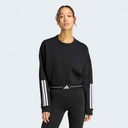 Adidas Hyperglam Cropped Γυναικείο Φούτερ Black