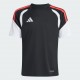 Adidas Παιδική Μπλούζα Κοντομάνικη Black And Red Tiro