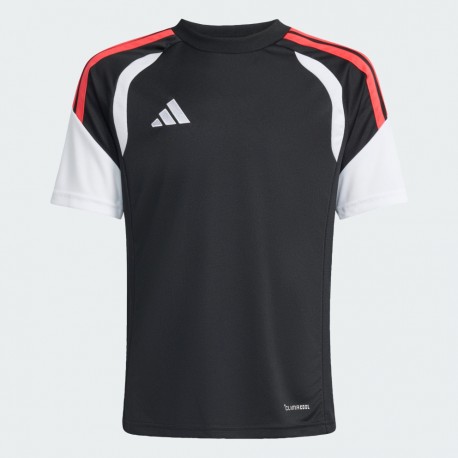 Adidas Παιδική Μπλούζα Κοντομάνικη Black And Red Tiro