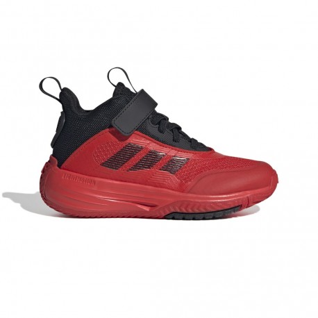 Adidas Ownthegame 3.0 Αθλητικά  Παπούτσια Μπάσκετ με Σκρατς Κόκκινα
