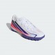 Adidas F50 Hyperfast Club TF  Ποδοσφαιρικά Παπούτσια με Σχάρα Λευκά