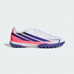Adidas F50 Hyperfast Club TF  Ποδοσφαιρικά Παπούτσια με Σχάρα Λευκά