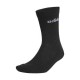 Adidas Linear Crew Αθλητικές Κάλτσες Μαύρες 3 Ζεύγη