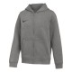 Nike Fleece  Φούτερ Ζακέτα με Κουκούλα και Τσέπες Grey Park 26