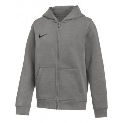 Nike Fleece  Φούτερ Ζακέτα με Κουκούλα και Τσέπες Grey Park 26